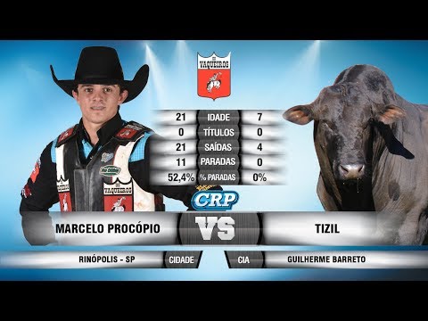 Rodeio da FAPI de Ourinhos 2017 - MELHOR TOURO / TIZIL (CIA. GUILHERME BARRETO)
