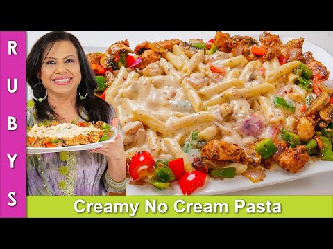Creamy No Cream Pasta with Chicken Platter