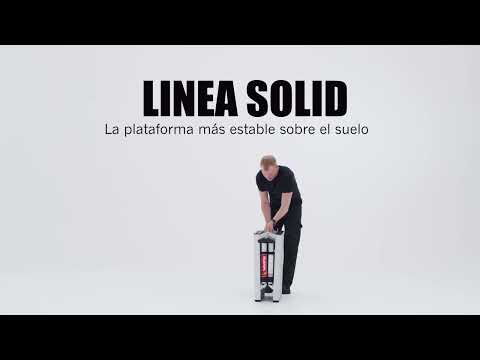 TELESTEPS SOLID LINE | PRAKTICO: Plataforma telescópica regulable con 3 alturas de trabajo.