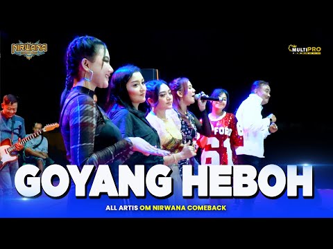 GOYANG HEBOH - All Artis OM NIRWANA COMEBACK Live Yofanda Expo JOMBANG