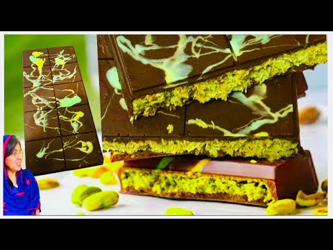 Making The Viral Dubai Pistachio Chocolate Bar At Home ! #homemade#viraldubaichocolate