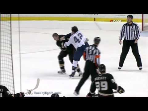 David Backes vs Corey Perry Jan 7, 2010