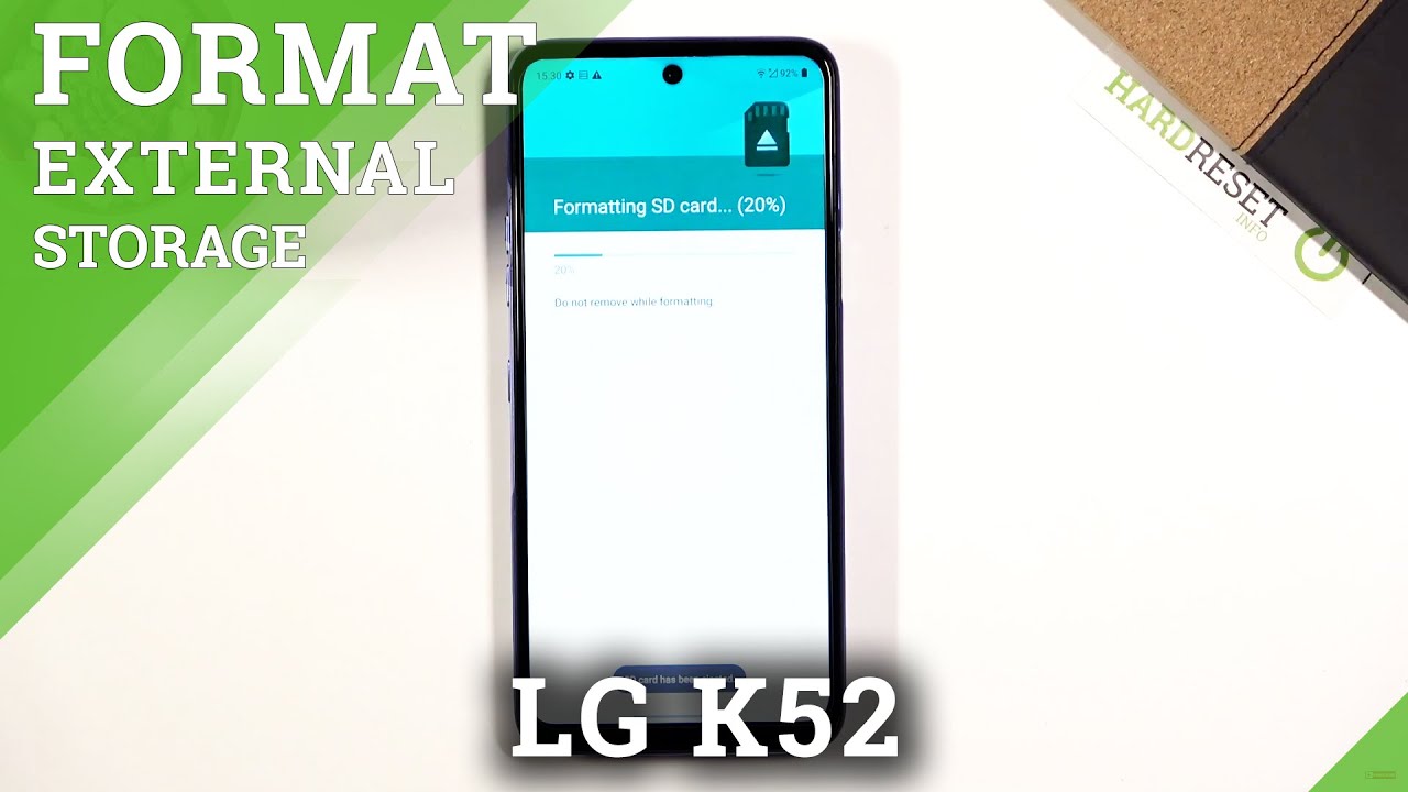 How to Format SD Card in LG K52 – Erase External Storage