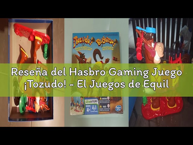 Vídeo relacionado con Hasbro Gaming Juego ¡Tozudo! - El Juegos de Equilibrio con un Burrito con Mucho Genio - Juego de Mesa Familiar de 2 a 4 Jugadores - Mayores de 4 Años