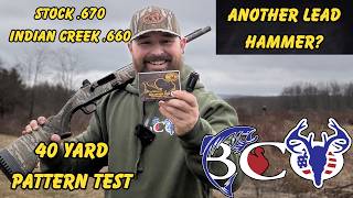 Mossberg 940 Pro Turkey | Big River Lead Load Pattern Test Results