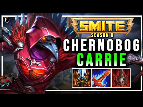 EL CUERVO ROJO PUEDE CONTRA TODOS💥 "Best Critical"💢 | Ranked Conquest | CHERNOBOG - ADC | SMITE 2023