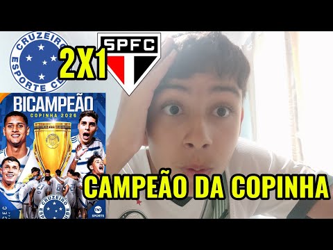 Cruzeiro 2x1 São Paulo - cabuloso bicampeão da Copinha! SãoPaulino em depressão