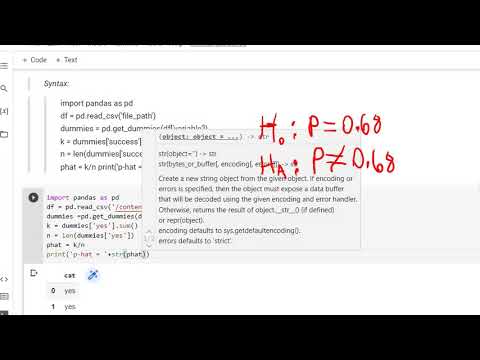 Sta2023 Hypothesis Test For One Proportion Using Python