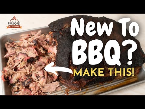 Smoke a PORK SHOULDER on Weber Smokey Mountain | Smoked Pulled Pork Recipe | SJ Cooks