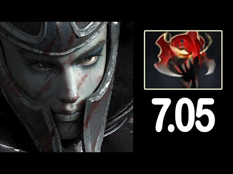 MASK OF MADNESS on PA 7.05 meta - WTF build by Crit Dota 2