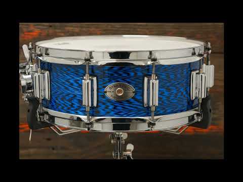Rogers 5x14" Dyna-Sonic (Reissue) Wood Snare Drum - Blue Onyx image 11