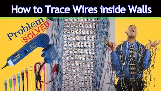 How to Trace Wires inside Walls || Phone Line FAULT Finding And REPAIR || How To Use Wire Tracer