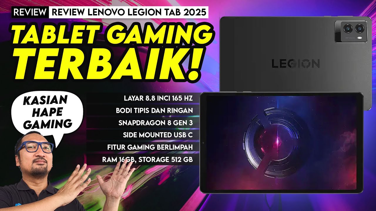 TABLET GAMING PALING MENARIK : Review Lenovo Legion Tab Gen 3