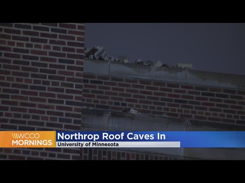 Minor roof collapse at UMN's Northrup Auditorium