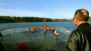 Podglądanie Morsa nad jeziorem Skrzynki Duże w Lipuszu rok 2014 miniaturka