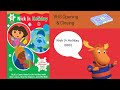 Nick Jr Holiday 2002 VHS Opening Closing