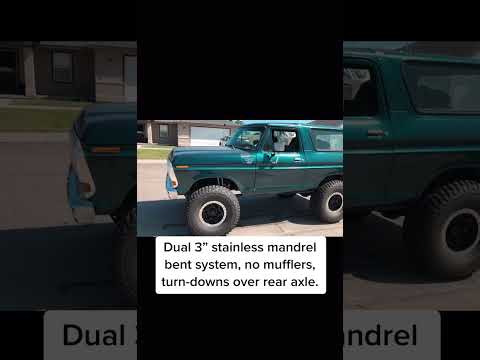 545ci Stroker Exhaust Comparison, what would you run? #bigblock #chop #exhaust #fordbronco #ford
