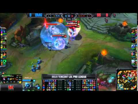 OMG vs SS |  Game 1 |  LPL Spring 2015 | OMG vs Team Snake