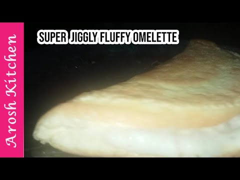 How to make Super Jiggly Fluffy Omellete | Jiggly Fluffy Souffle | by Arosh Kitchen