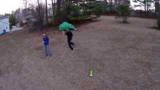 preview picture of video 'The Kids, Klondike Bars,and a Southern Winter Evening...Phantom 2 Vision, Auburn, Georgia'