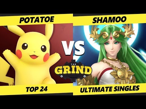The Grind 113 Top 24 - Potatoe (Pikachu) Vs. Shamoo (Palutena) Smash Ultimate - SSBU