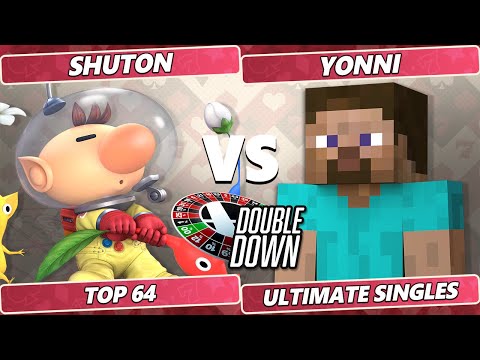 Double Down 2022 Top 64 - Shuton (Olimar) Vs. Yonni (Steve) SSBU Smash Ultimate Tournament