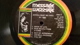 Hugh Mundell - Day Of Judgement w/ Dub - Message LP - 1978