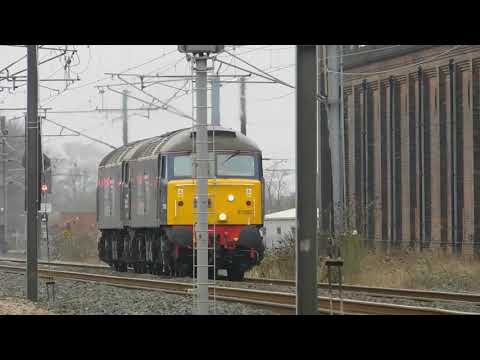 57002 & 57003 Passes Darlington - 0Z57 York Parcels Sidings to Carlisle Kingmoor Sdg