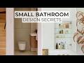 9 Design Tips To Maximise A Small Bathroom Space Saving Hacks