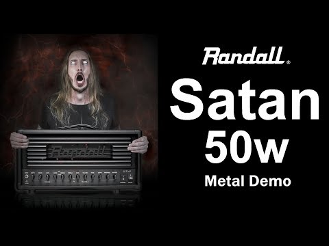 Randall Satan 50 Ola Englund Signature 2-Channel 50-Watt Tube Guitar Amp Head 2010s - Black image 13