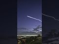 Last Night’s Falcon 9 rocket launch seen over Long Beach, California! #timelapse #rocket #spacex