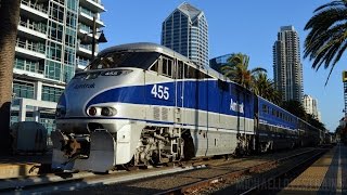 Extra Long Amtrak Trains in and around San Diego - Summer 2016