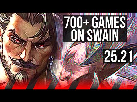 SWAIN vs DARIUS (TOP) | 700+ games | EUW Master | 25.21