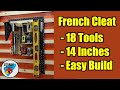 French Cleat Ruler/Level/Etc Holder