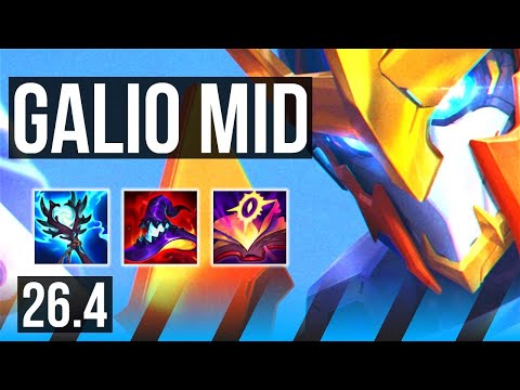 GALIO vs SYNDRA (MID) | Dark Harvest | EUW Challenger | 26.4