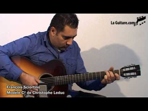 Guitare du luthier Christophe Leduc par François Sciortino