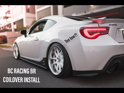 Installing BC Racing BR Coilovers on my BRZ