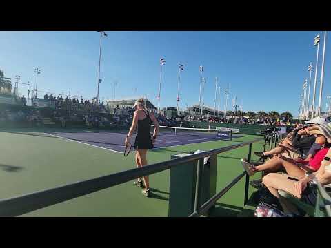 Indian Wells 2022 Qualifying - Ashlyn Krueger vs Panna Udvardy - Part 1