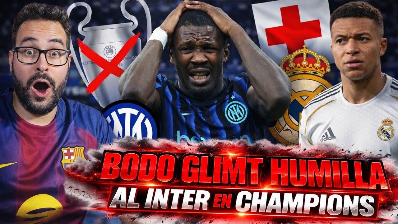 💣¡SORPRESÓN! El BODO GLIMT HUMILLA y ELIMINA 2-5 al INTER - MBAPPÉ se ROMPÉ y NO JUGARÁ