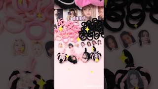 Make a Blackpink heart charm! 💖🖤#shorts