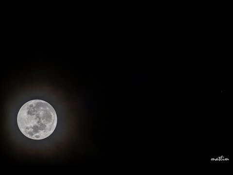 Blue Supermoon with Saturn (31 Aug 23)