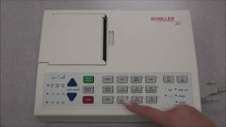 Schiller Cardiovit AT 1 Basic Functions