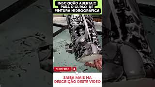 ? Como Fazer Pintura Hidrográfica para Iniciantes- ?CURSO DE PINTURA HIDROGRÁFICA #wtp  #shorts