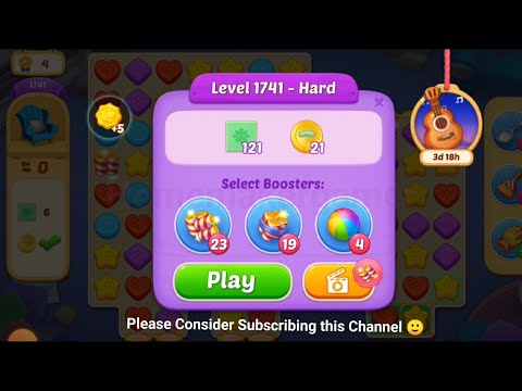 Matchington Mansion Level 1741(Hard Level), Level1742 & Level 1743 - iOS/Android