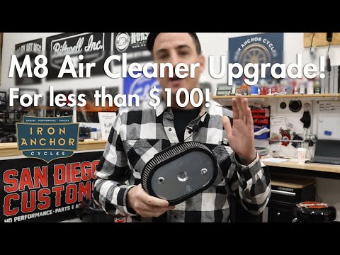 Upgrade Your Harley Air Cleaner for less than $100!
