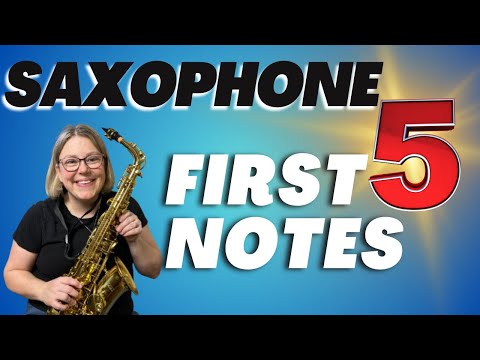 🎷 Learn the First 5 Notes on Alto Sax! | Beginner Saxophone Tutorial 🎶