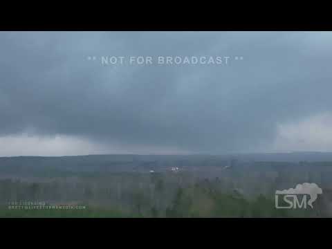 12-14-2022 Shubuta, MS - Large Rotating Wall Cloud - Possible Tornado
