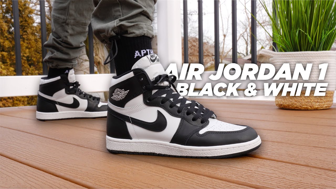 BEST Jordan 1 of 2023! AIR JORDAN 1 Hi 85 BLACK & WHITE Review