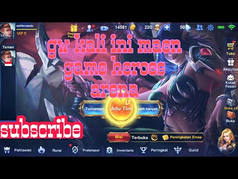 kali ini gw maen game heroes arena