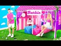On A Construit Une Pièce Secrète Barbie ! Maison De Poupée Dans La Vraie Vie
